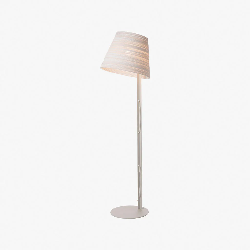 Graypants Scraplights Tilt Floor Lamp - White