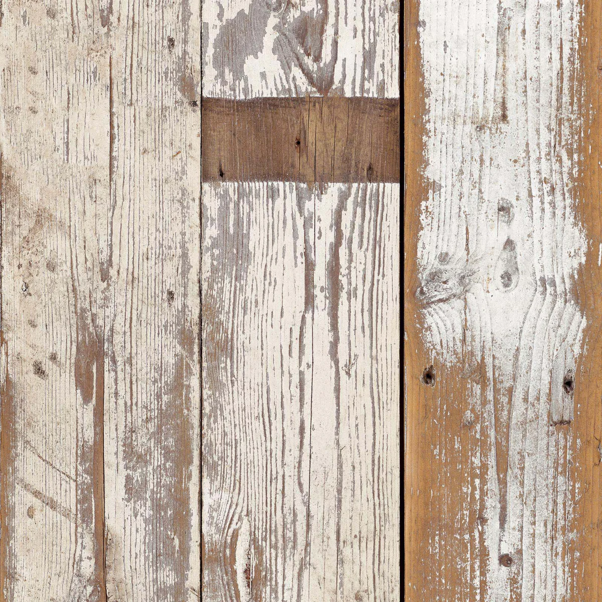 NLXL White Scrapwood Wallpaper - Image 4