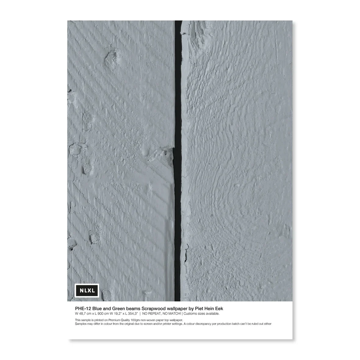 NLXL Blue Beams Scrapwood Wallpaper PHE-12 - Image 6