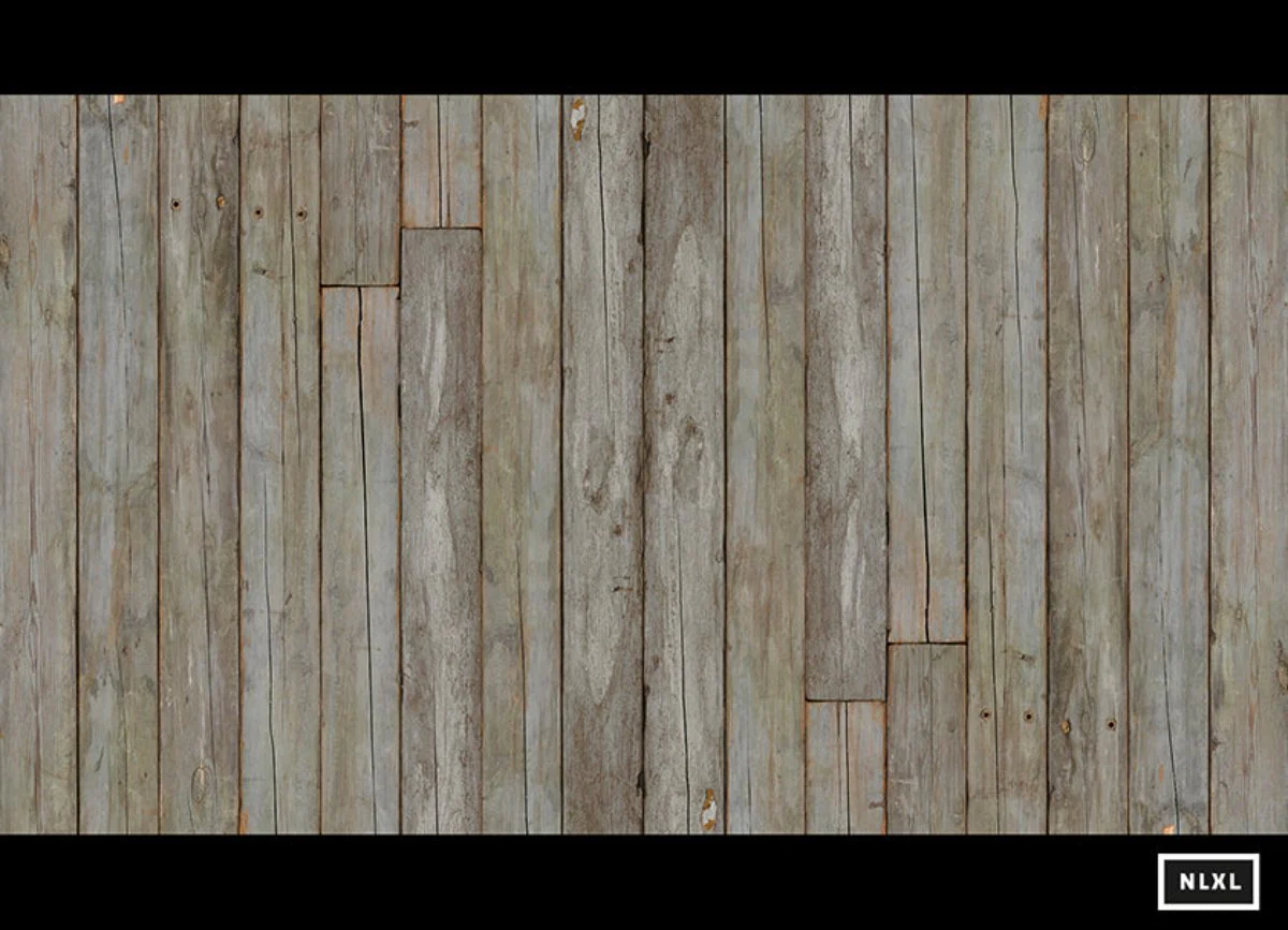 NLXL Grey Green Scrapwood Wallpaper PHE-14 - Image 5