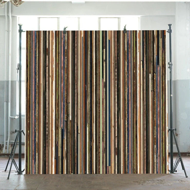 NLXL Coloured Sides Scrapwood Wallpaper PHE-15 - Image 2