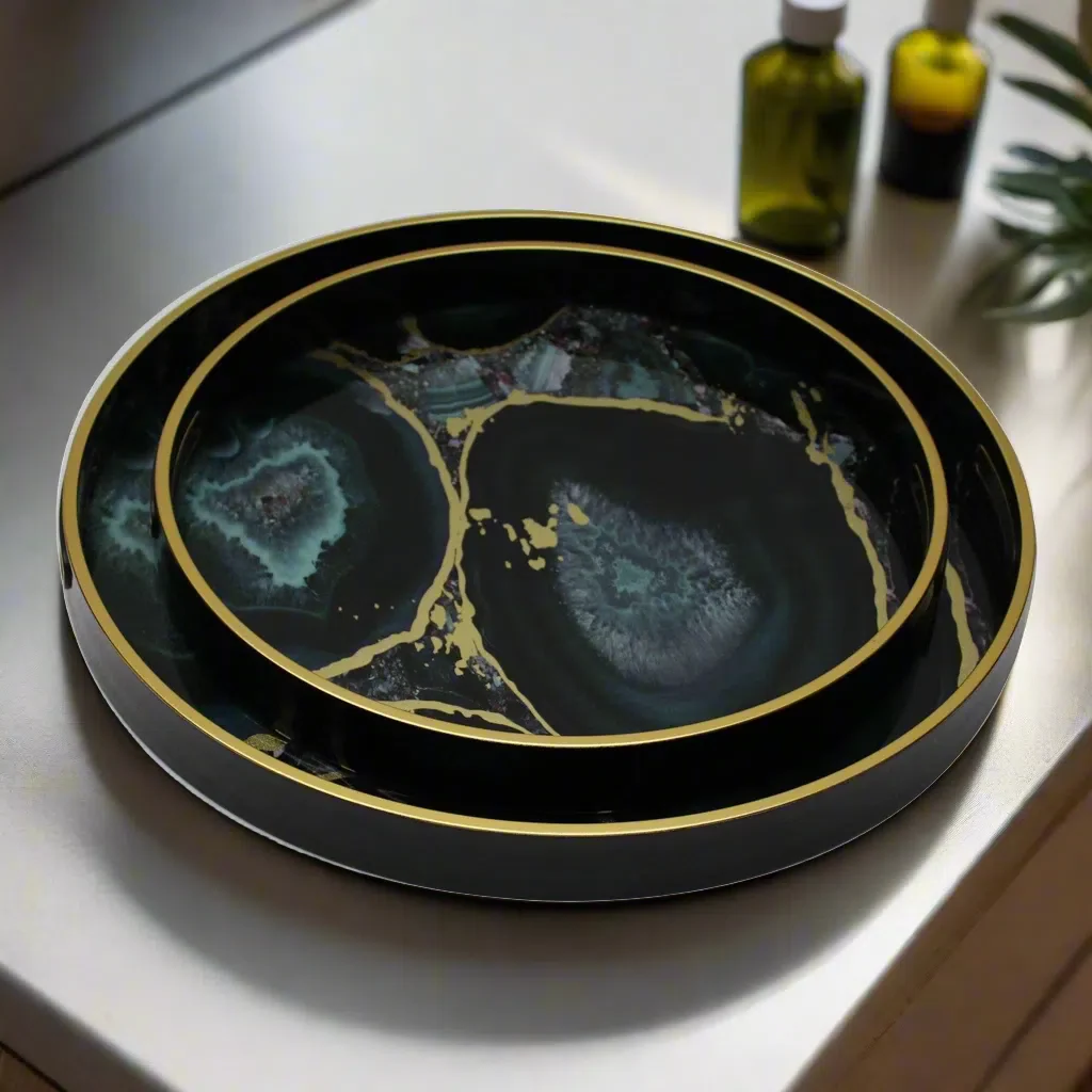 Mindy Brownes Midnight Glory Serving Tray Set - Image 2