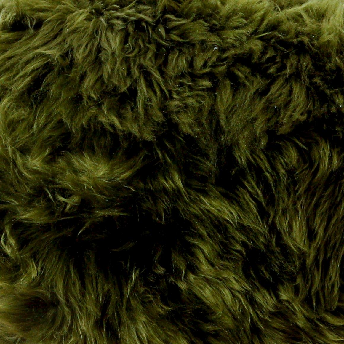 Native Home Sheepskin Wood Stool - Woodstain - Image 3