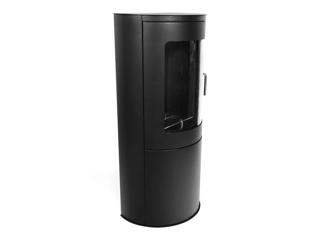 ScandiFlames Richmond Bioethanol Fire Stove with Flat Back - Black - Image 3