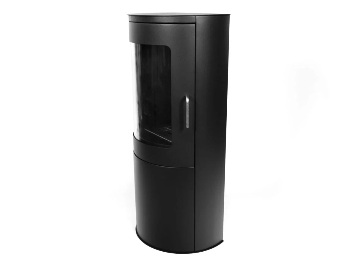 ScandiFlames Richmond Bioethanol Fire Stove with Flat Back - Black - Image 4
