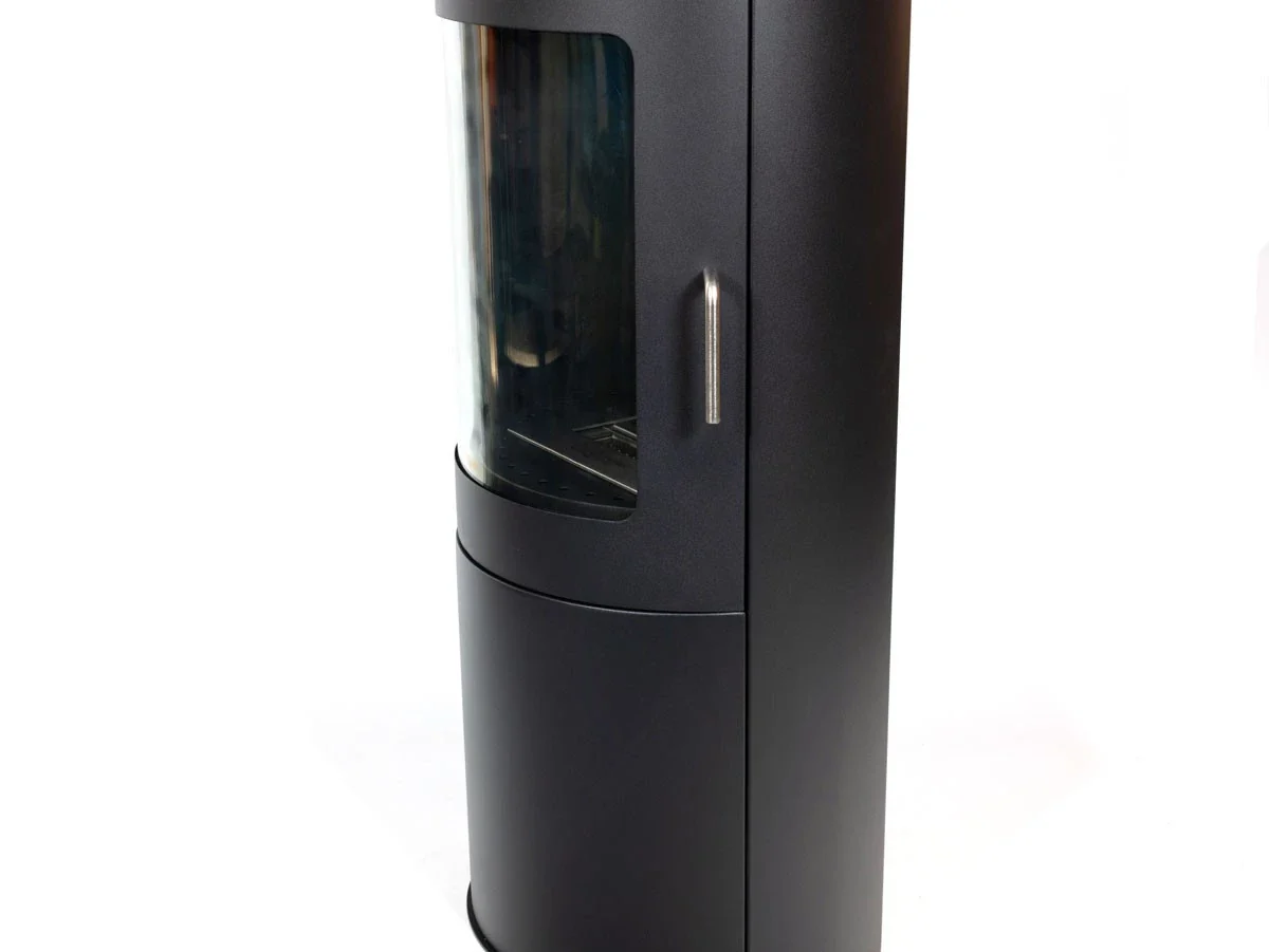 ScandiFlames Richmond Bioethanol Fire Stove with Flat Back - Black - Image 5