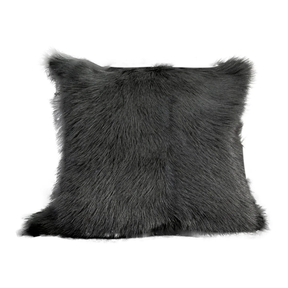Native Home Smoke Grey Goatskin Cushion - Image 4