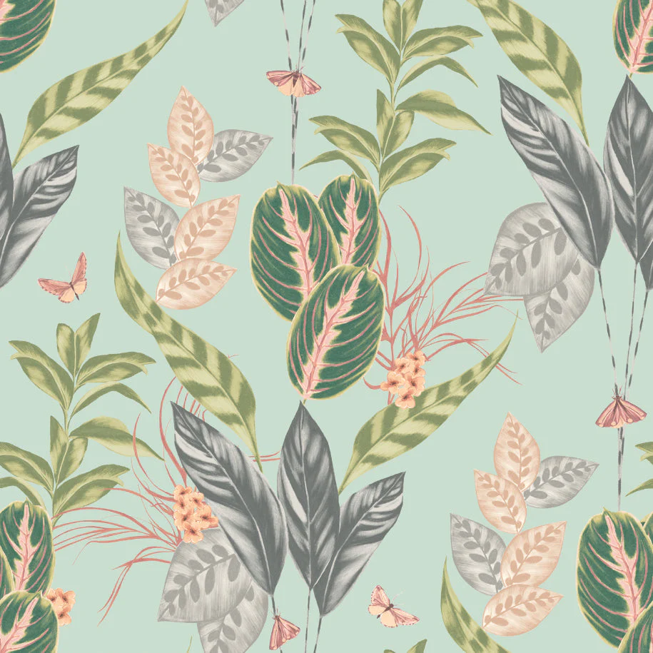 Ohpopsi Spirit Wallpaper - Viridian - Image 2