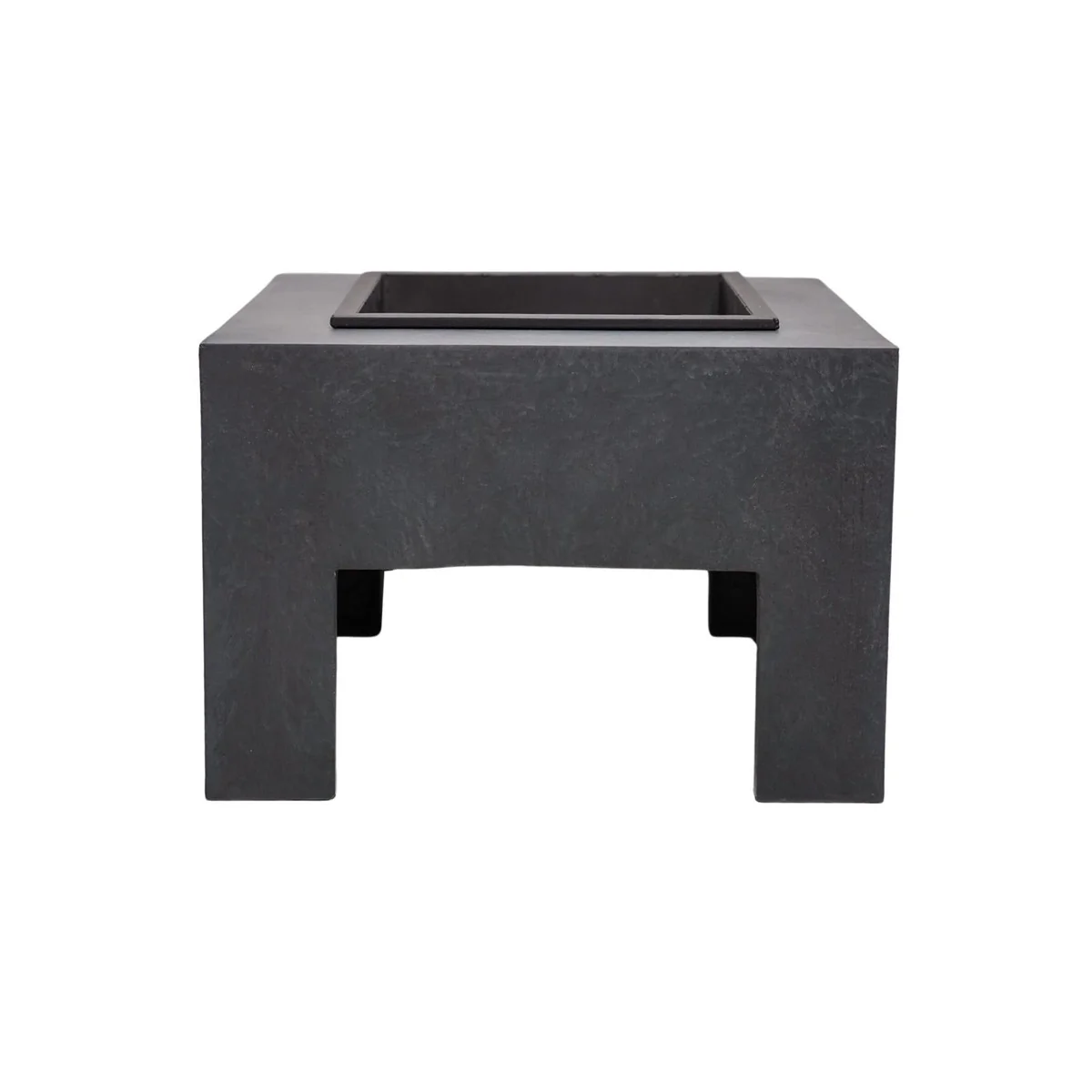 Ivyline Outdoor Square Console Fire Pit - Image 9