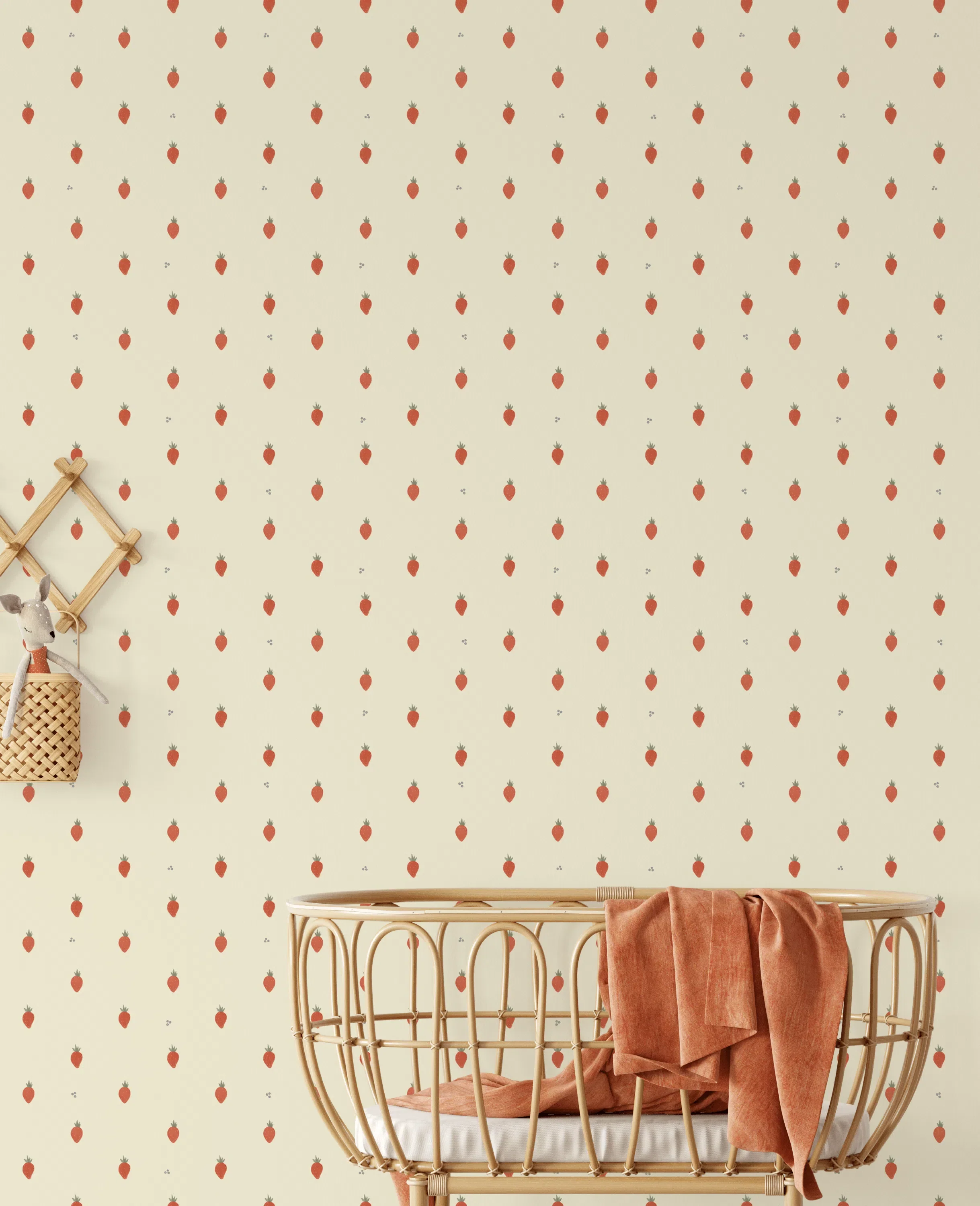 Creative Lab Amsterdam Strawberry Hill Repetitive Wallpaper - Image 4