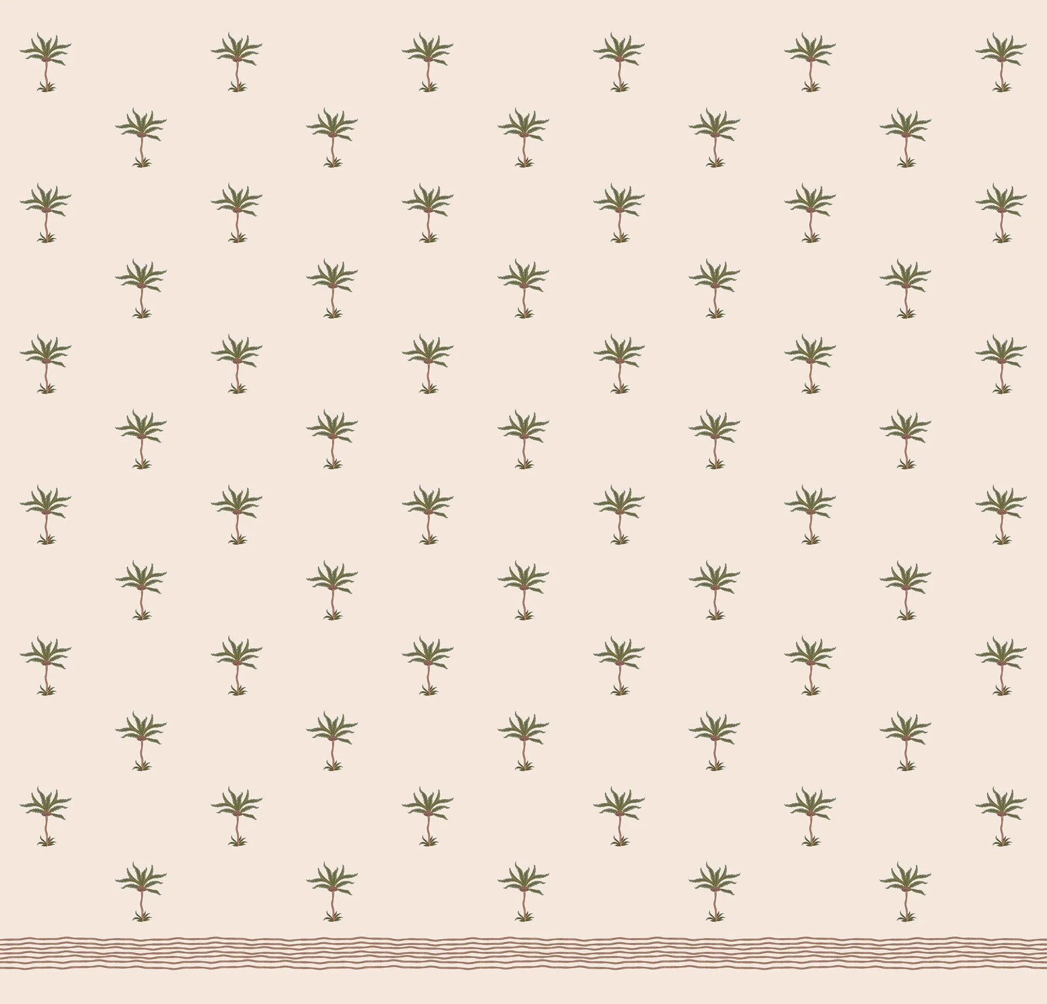 Creative Lab Amsterdam Subtle Palms Wallpaper Mural - Image 2
