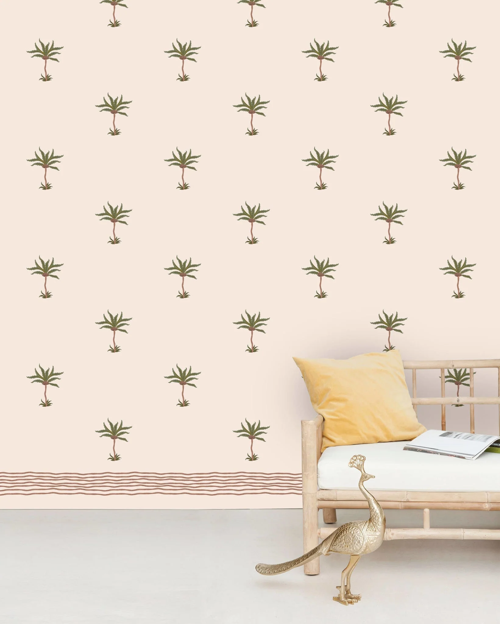 Creative Lab Amsterdam Subtle Palms Wallpaper Mural - Image 5