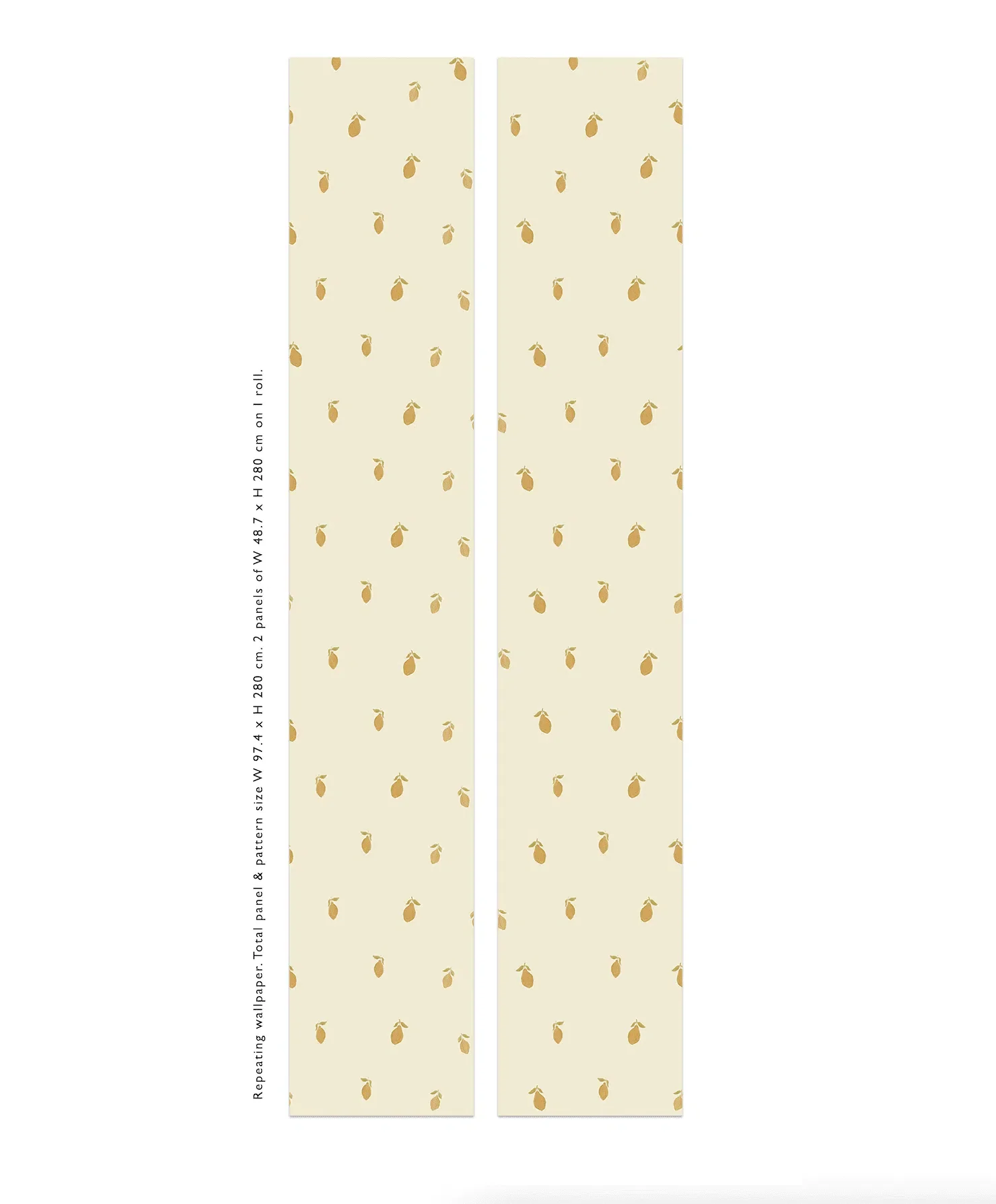 Creative Lab Amsterdam Sweet Lemon Repetitive Wallpaper - Image 2