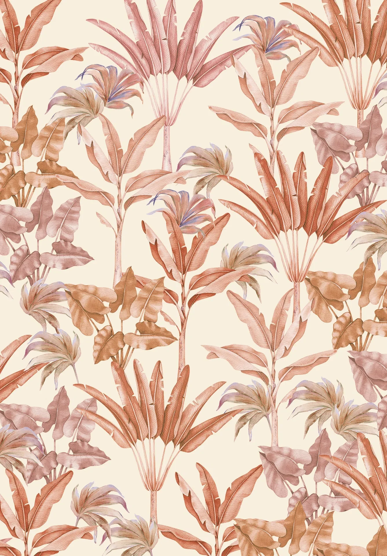 Creative Lab Amsterdam Terra Leaves Wallpaper Mural