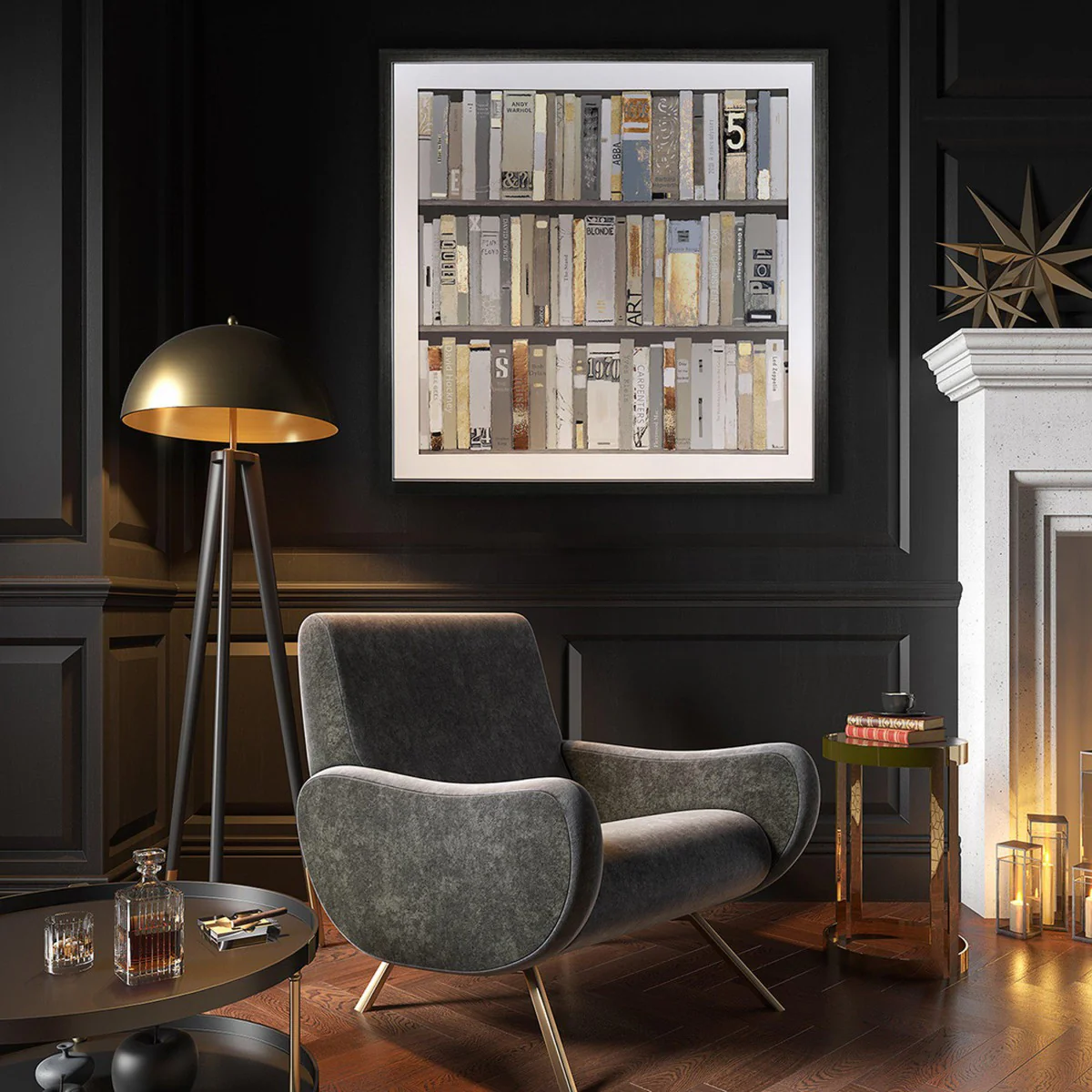 Art Marketing 'The Library' Framed Art - Image 2
