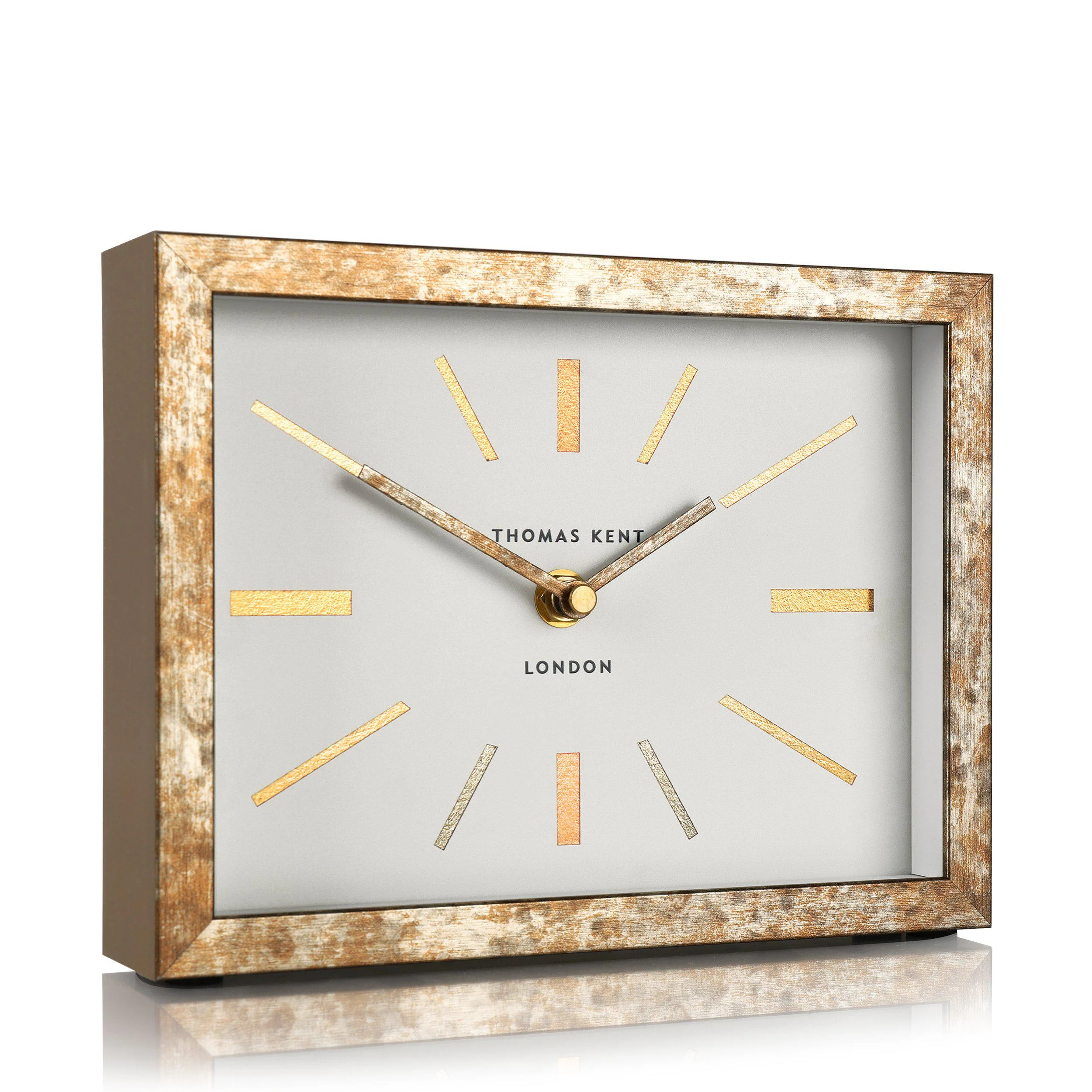 Thomas Kent 18cm Smithfield Mantel Clock In Bronze