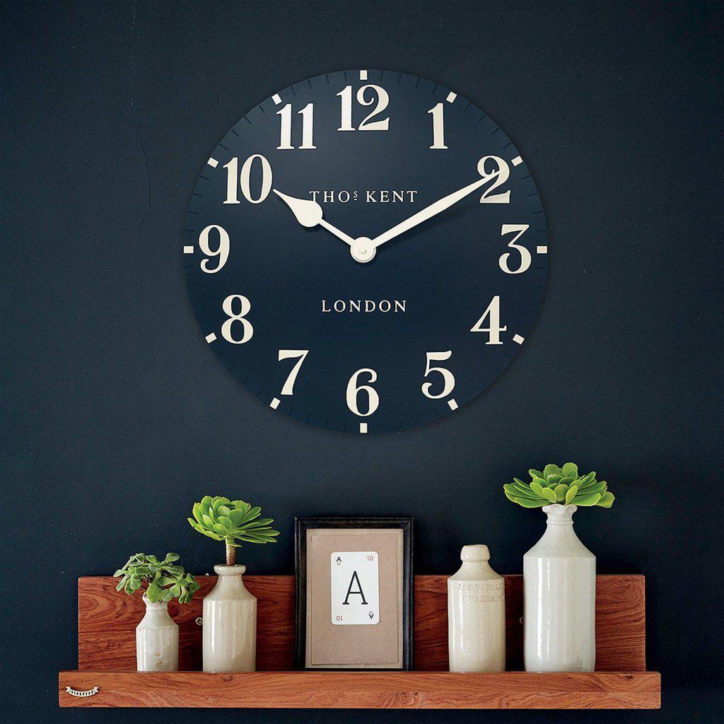 Thomas Kent Arabic Large Wall Clock - Ink Blue - Image 2