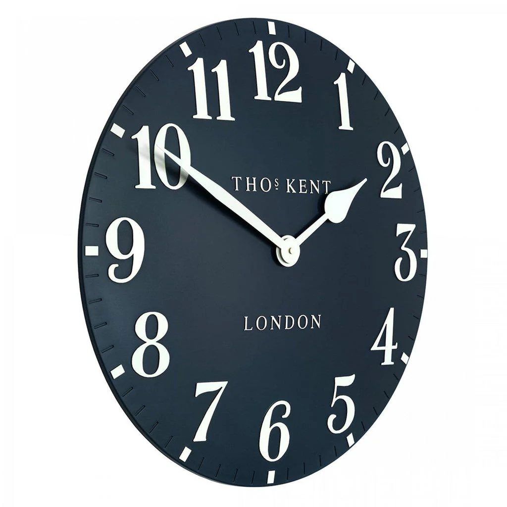 Thomas Kent Arabic Large Wall Clock - Ink Blue - Image 3