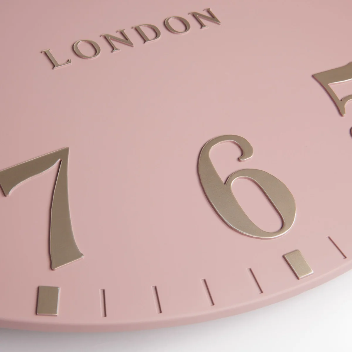 Thomas Kent Arabic 50cm Large Wall Clock - Blush Pink - Image 6