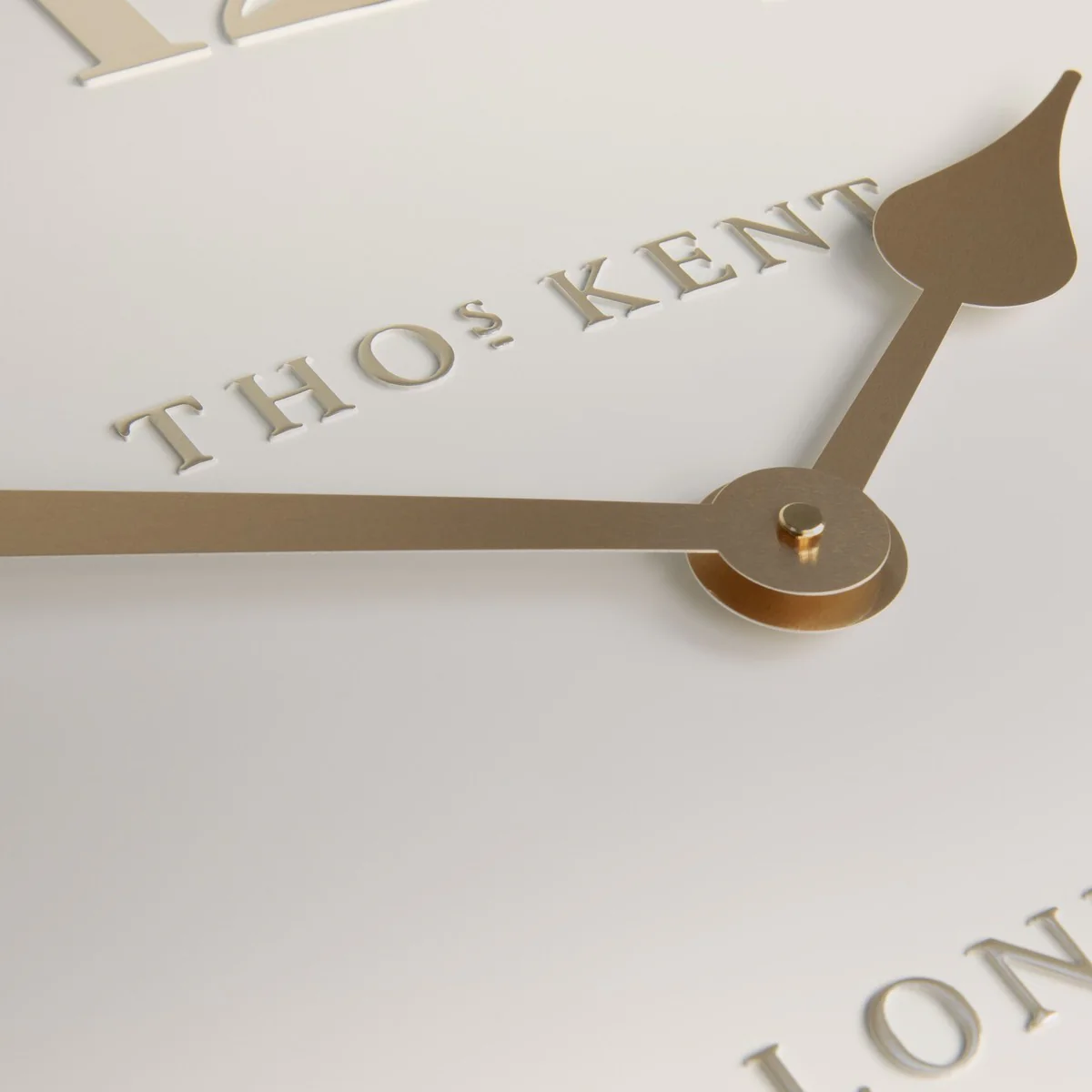 Thomas Kent Arabic 50cm Large Wall Clock - Oatmeal - Image 4