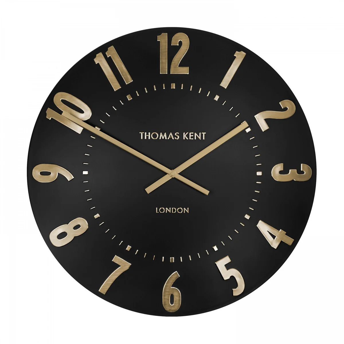 Thomas Kent Mulberry 50cm Large Wall Clock - Noir