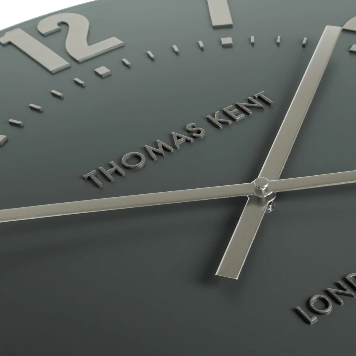Thomas Kent Mulberry 50cm Large Wall Clock - Olive Green - Image 5