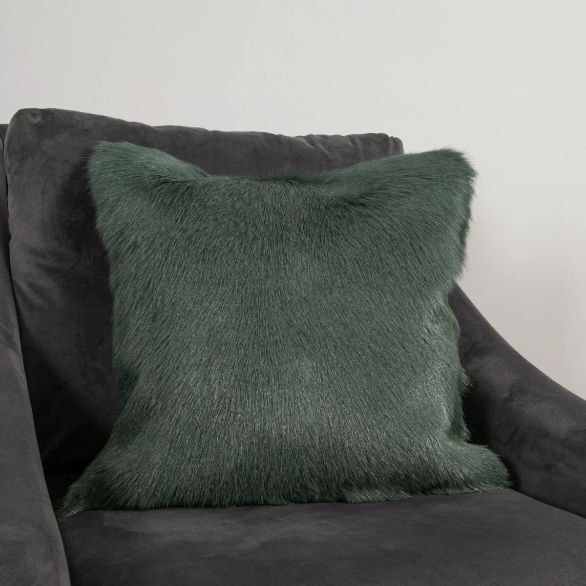 Native Home Turquoise Goatskin Cushion - Image 2