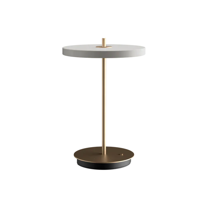 Umage Asteria Move Portable Table Lamp In Nuance Mist And Brass