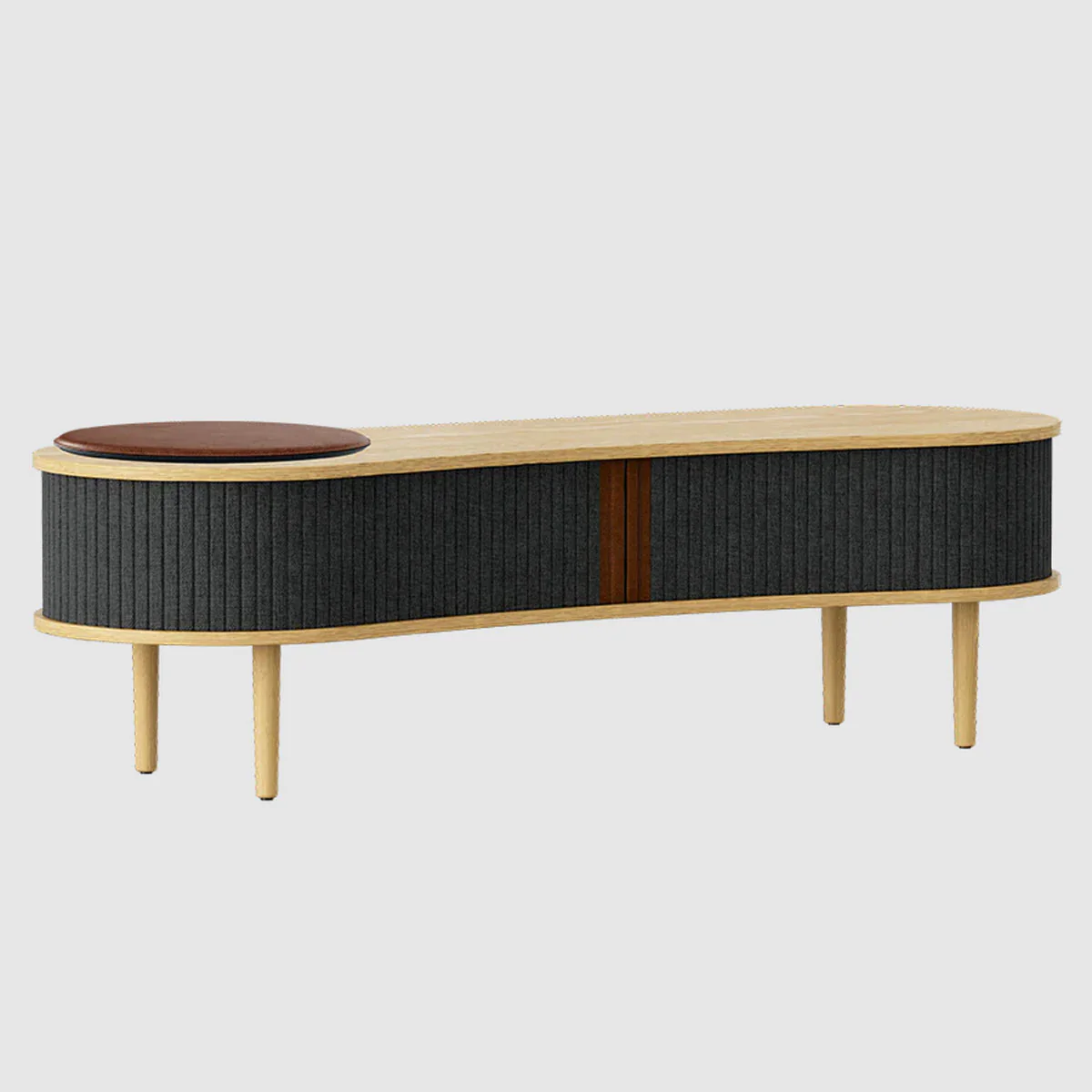 Umage Audacious TV Oak Bench - Image 17