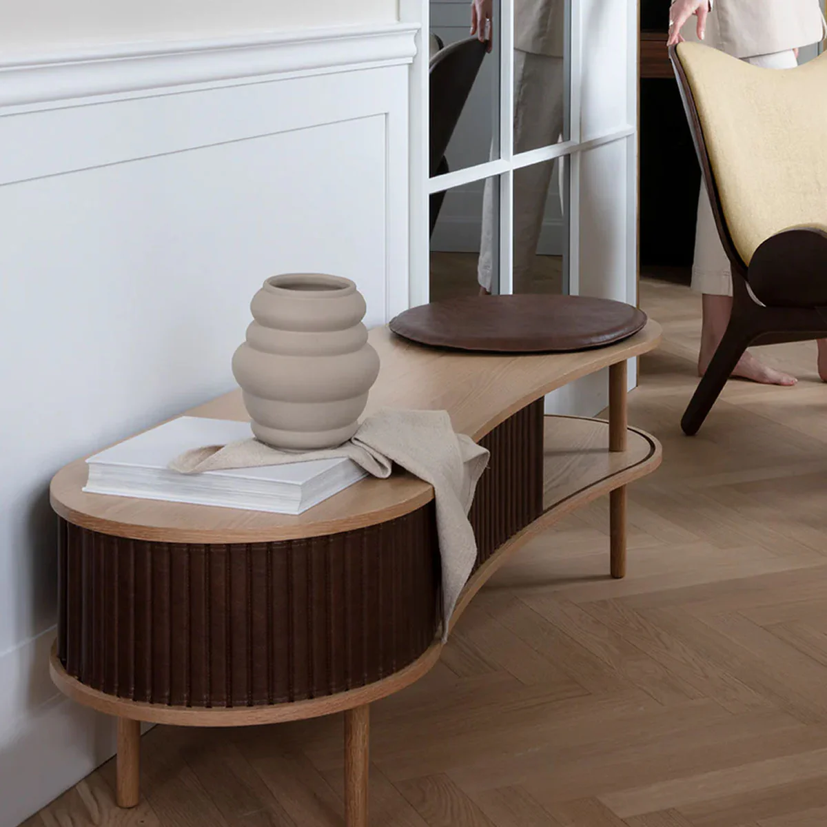 Umage Audacious TV Oak Bench - Image 22