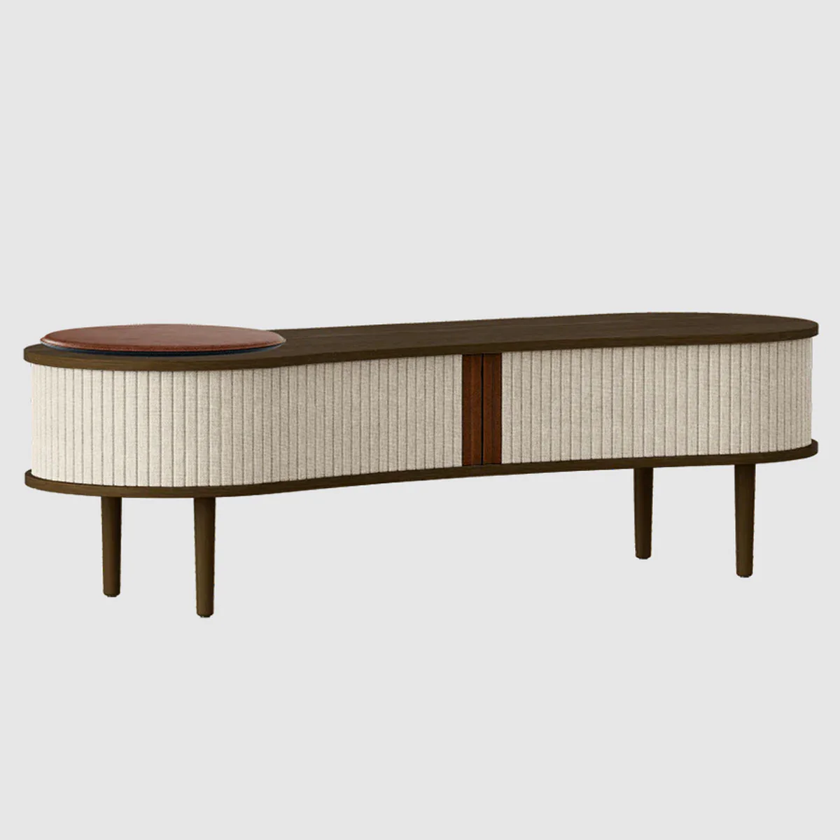Umage Audacious TV Oak Bench - Image 56