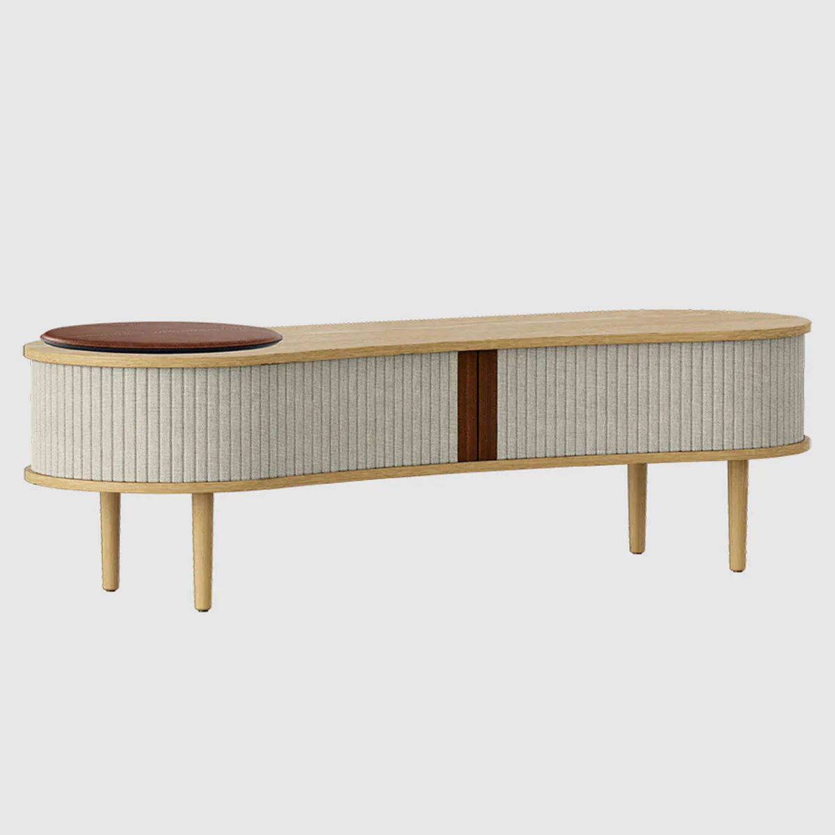Umage Audacious TV Oak Bench - Image 7
