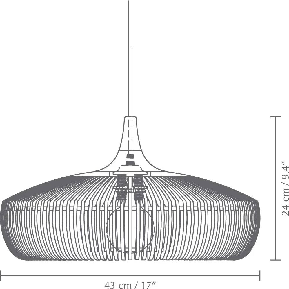 Umage Clava Dine Wood Lampshade Natural Oak - Image 8