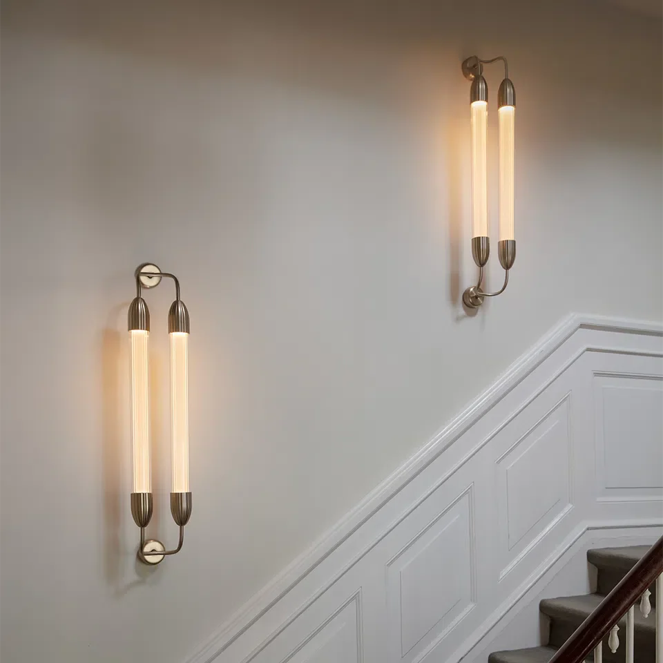 Umage Lemon Squeeze Long Double Wall Lamp In Plated Brass - Image 3