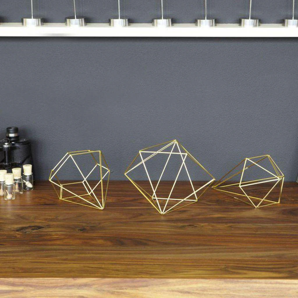 Umbra Prisma Wall Decor Matt Brass - Image 3