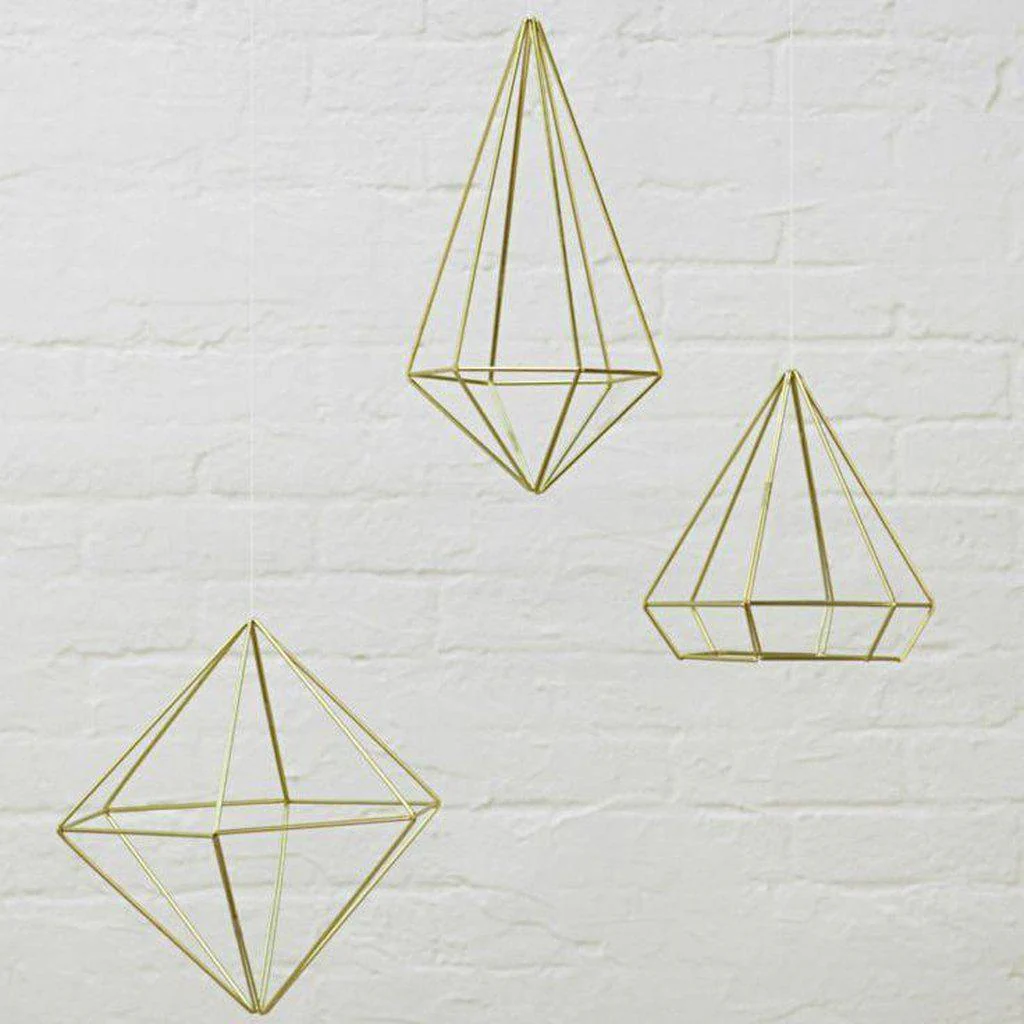 Umbra Prisma Wall Decor Matt Brass - Image 4