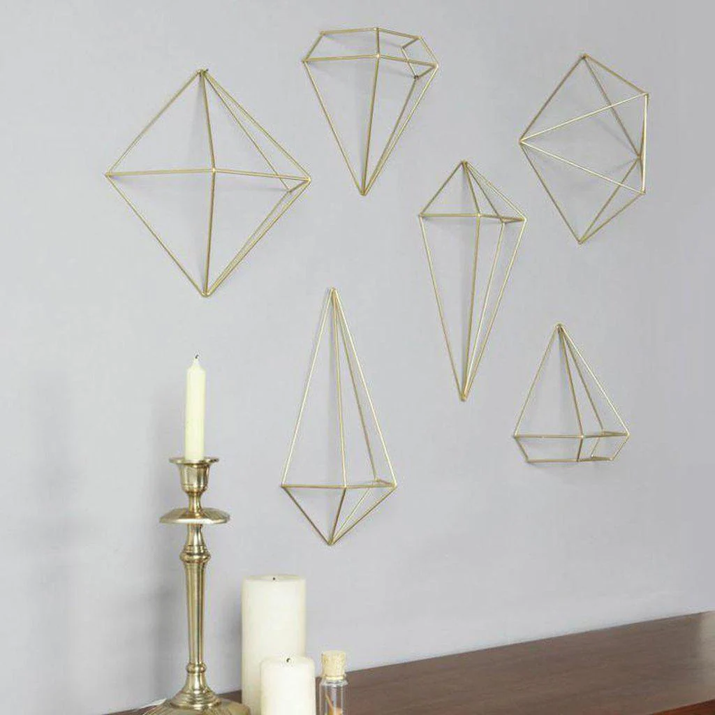Umbra Prisma Wall Decor Matt Brass - Image 5