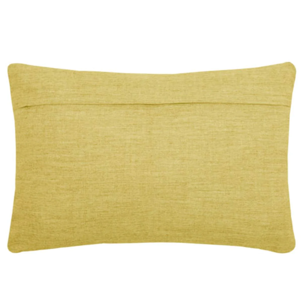 Voyage Maison Bamboo Embroidered Feather Cushion Mustard - Image 2