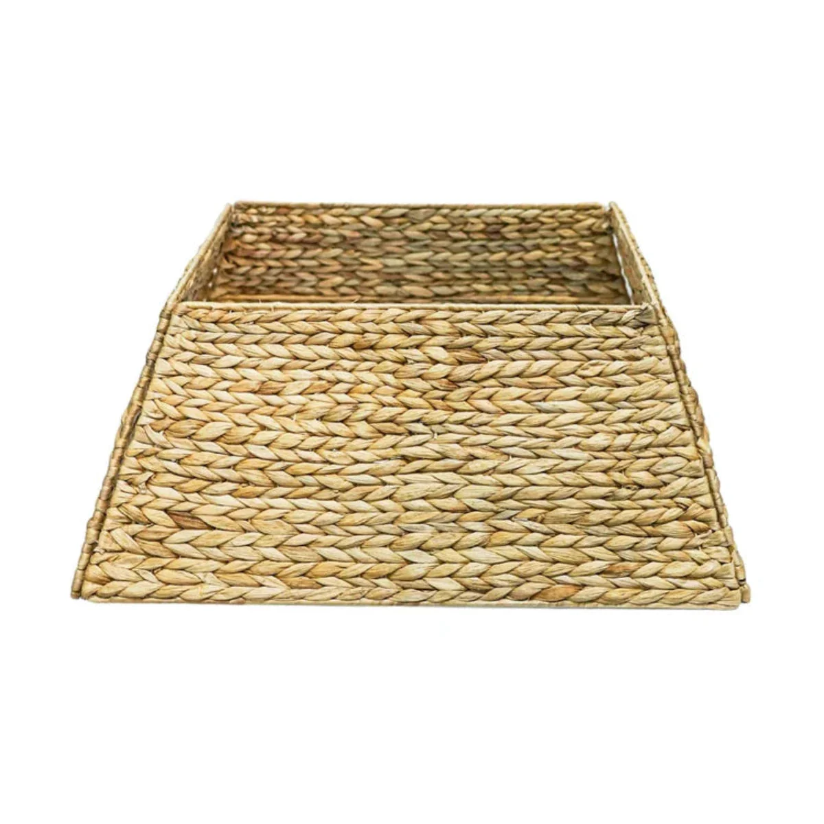 Ivyline Water Hyacinth Foldable Square Tree Skirt