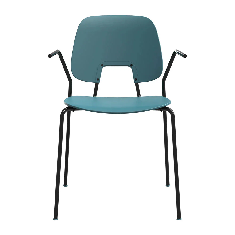 Wehlers R.U.M. Armrest Chair In Blue - Image 2