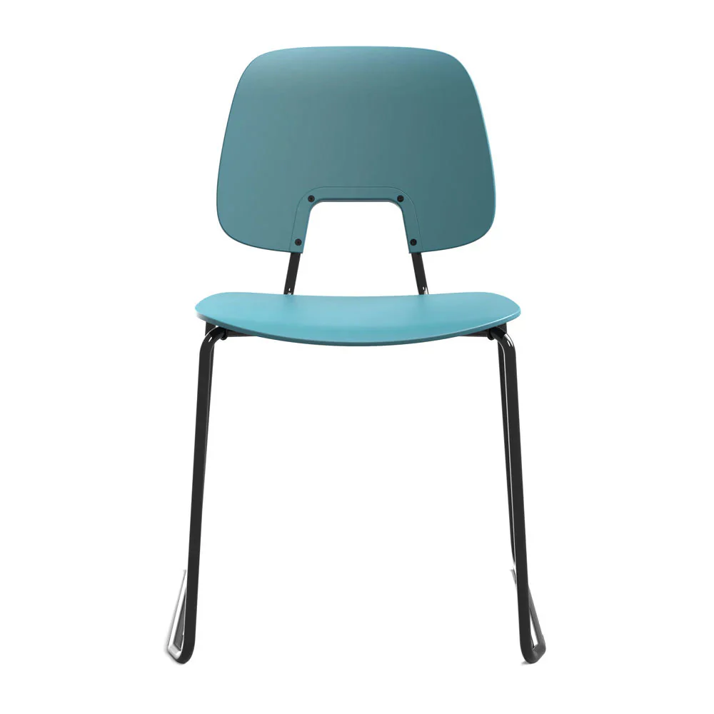 Wehlers R.U.M. Sledge Chair  In Blue - Image 2