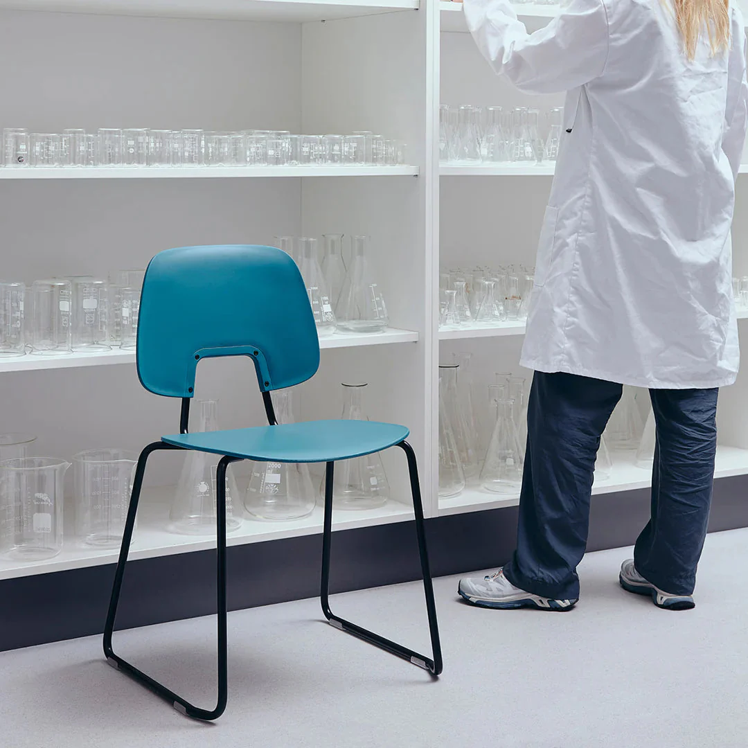 Wehlers R.U.M. Sledge Chair  In Blue - Image 5