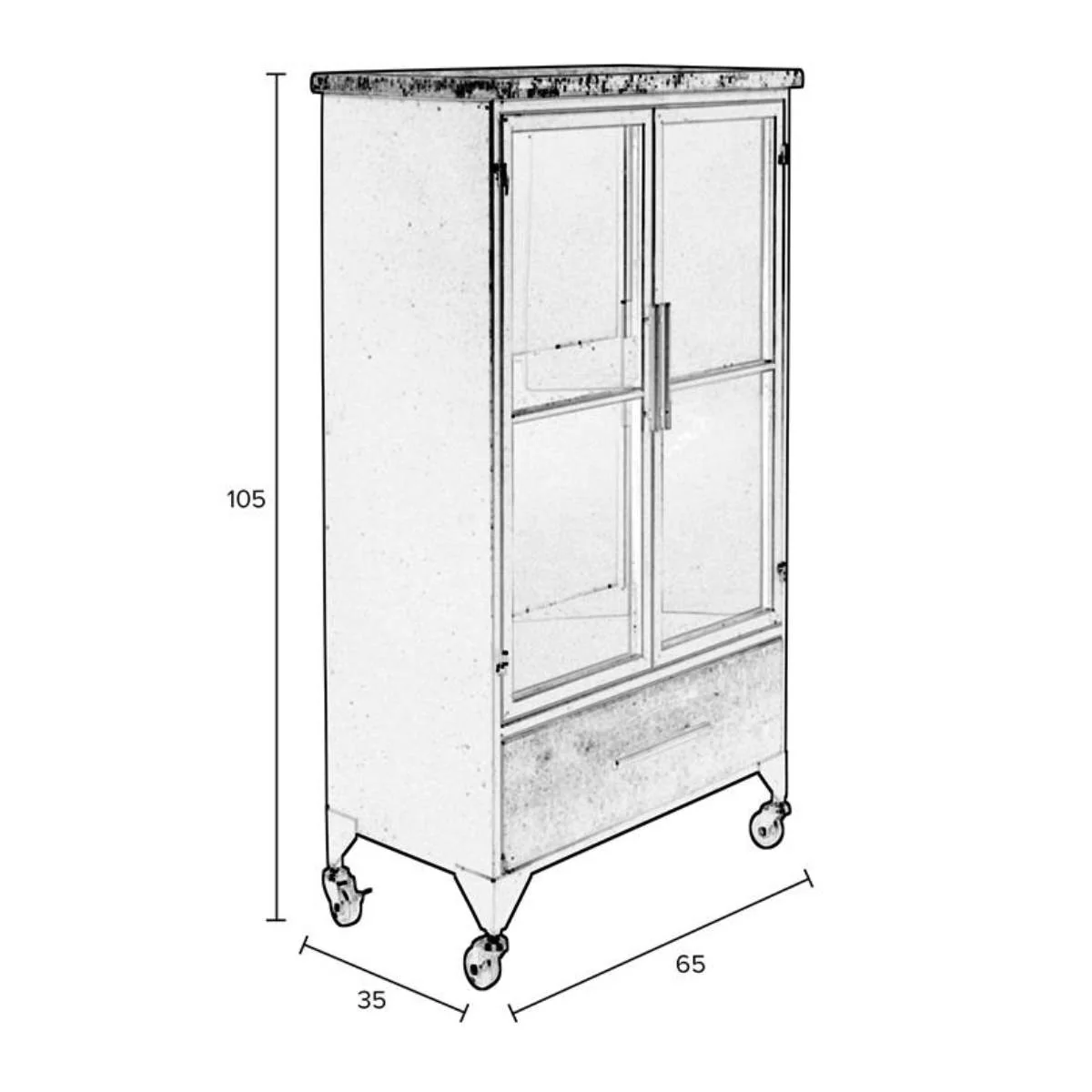 White Label Living Cabinet Ferre - Image 19
