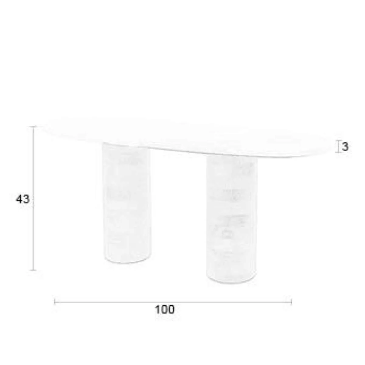 White Label Living Coffee Table Kouk - Image 7