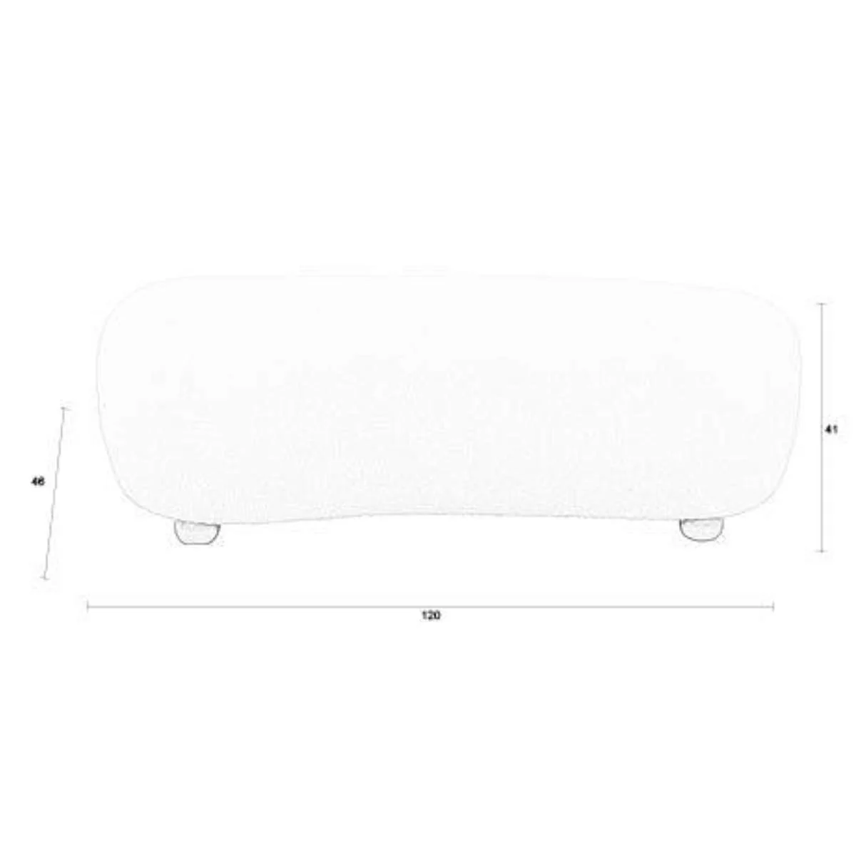White Label Living Hocker Noxx Beige - Image 8
