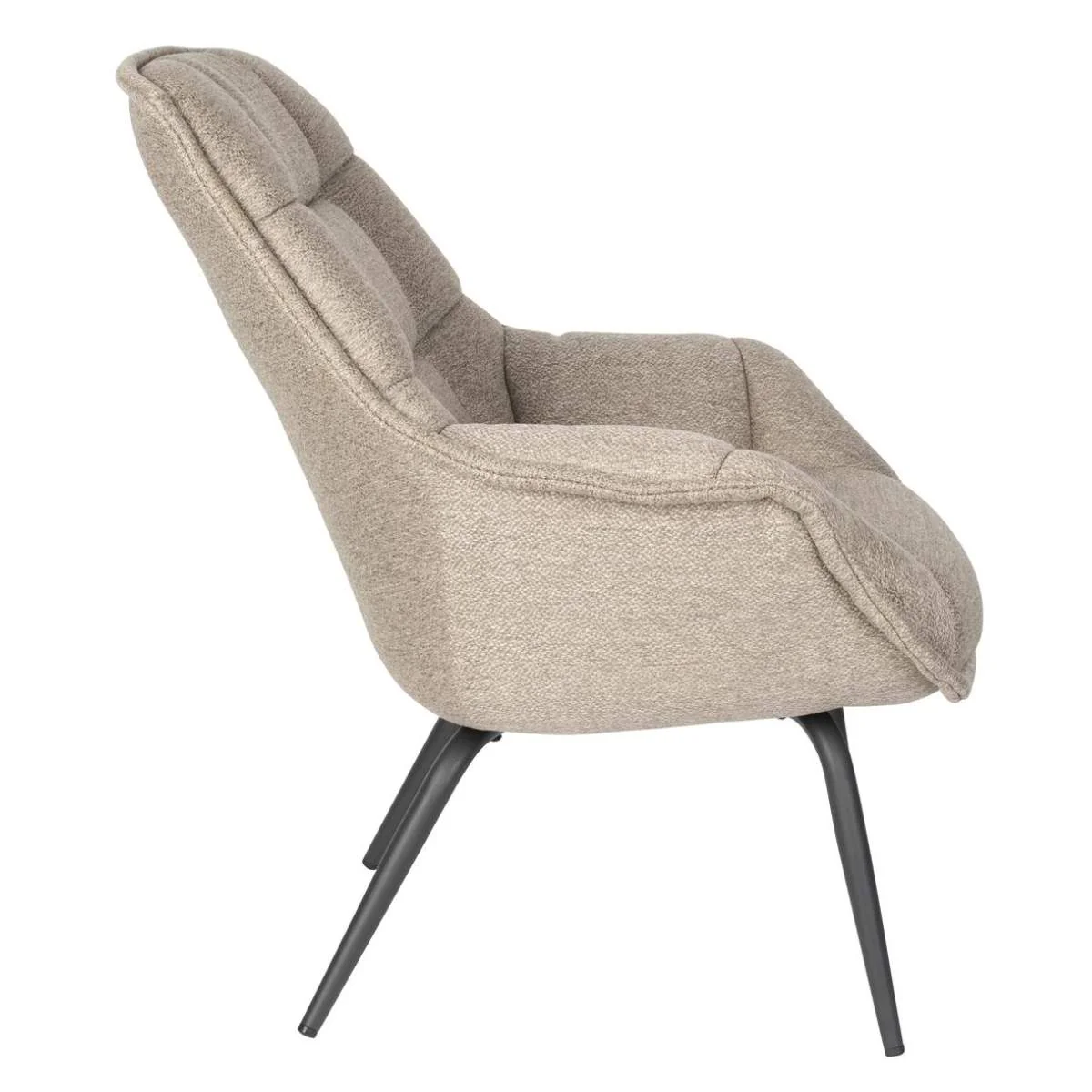 White Label Living Lounge Chair Comfortable Thomas Brown - Image 3