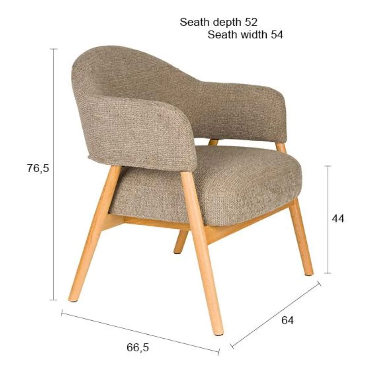 White Label Living Lounge Chair Indy - Image 11