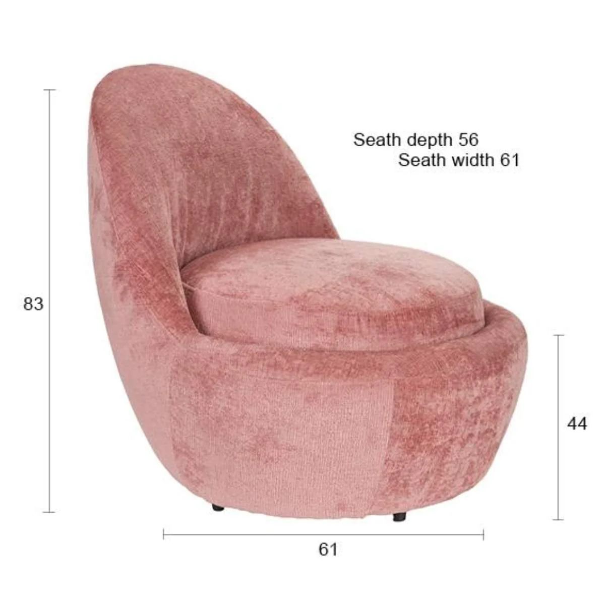 White Label Living Lounge Chair Nash - Image 19
