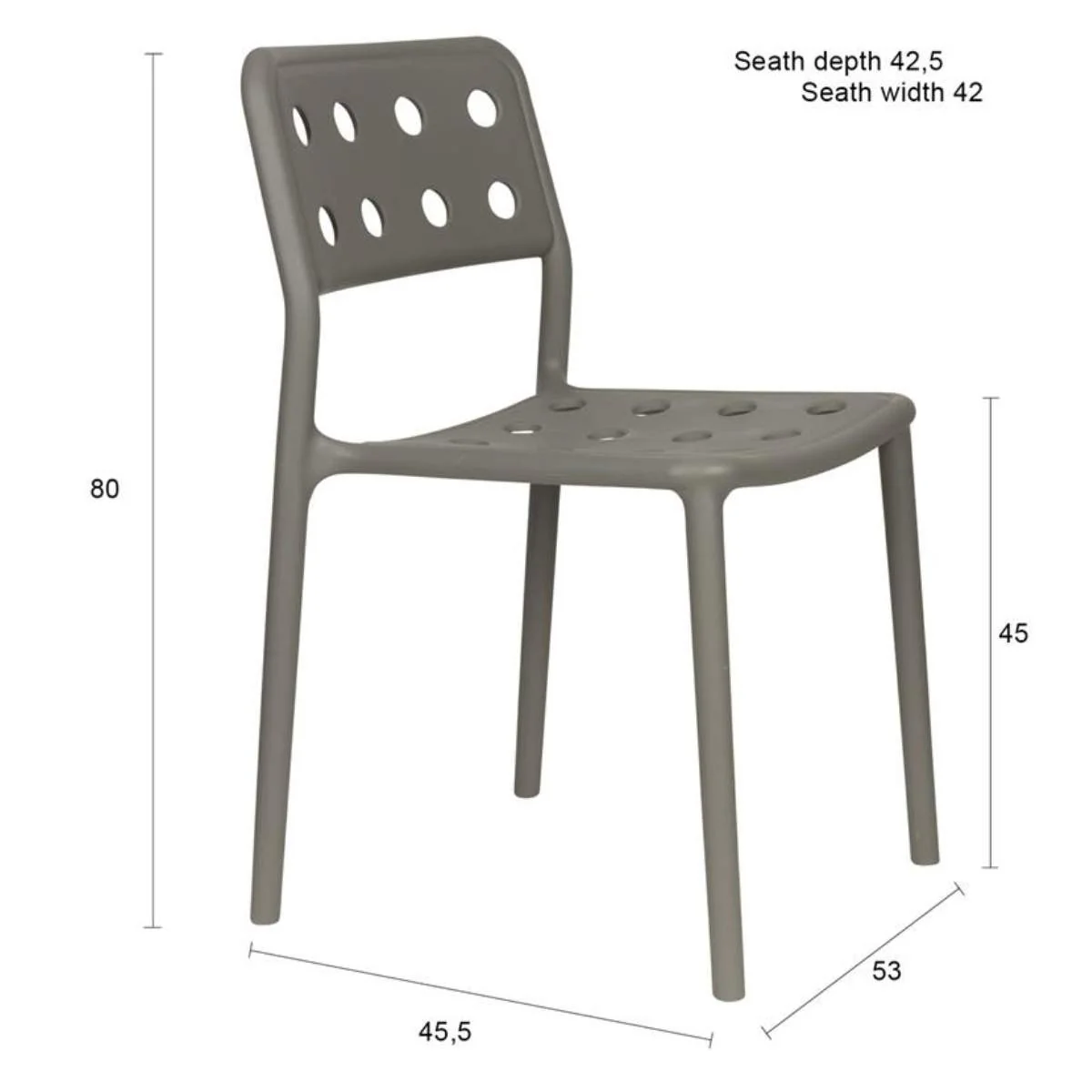 White Label Living Outdoor Chair Serra - Image 14