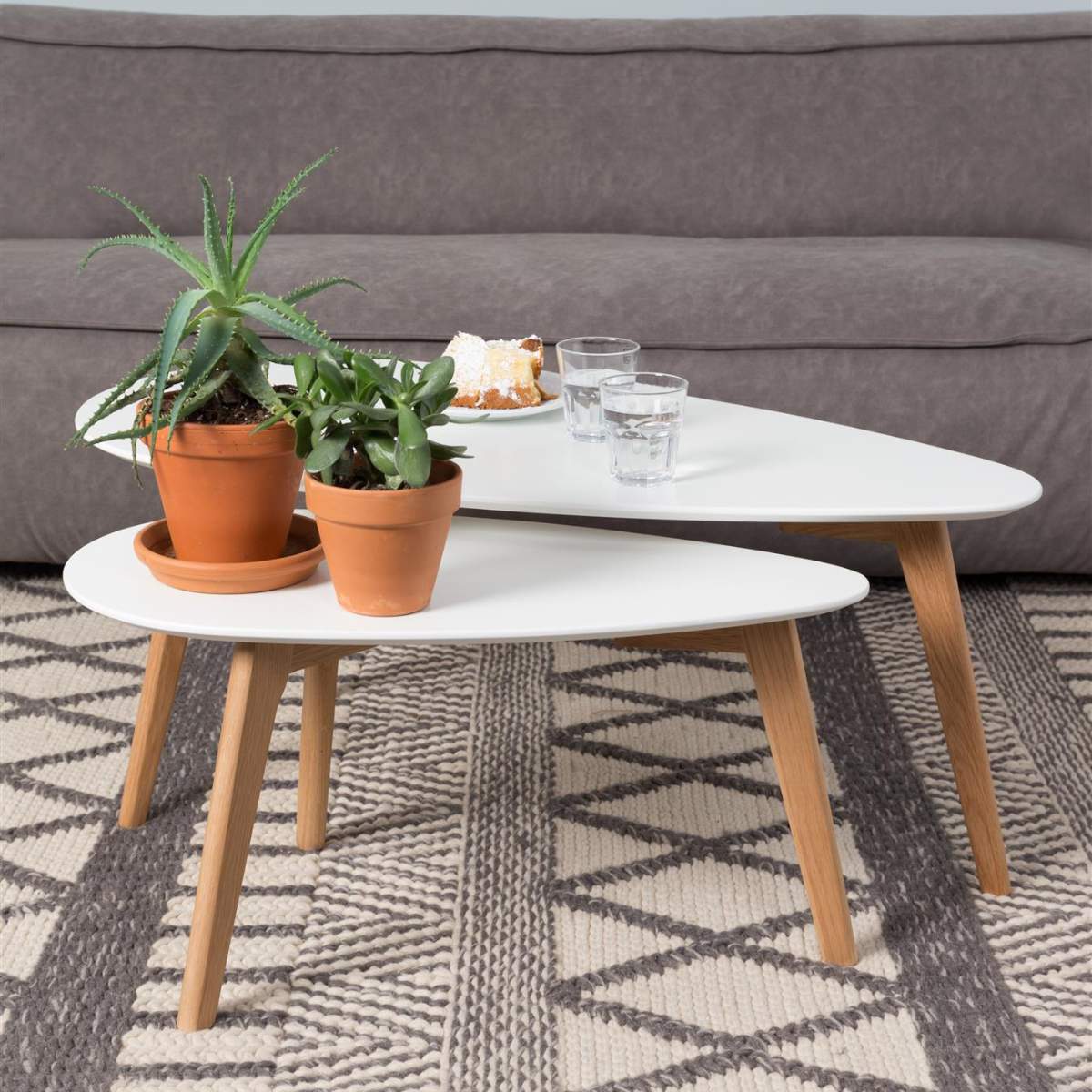White Label Living Side Table Drop Set Of 2 - Image 8
